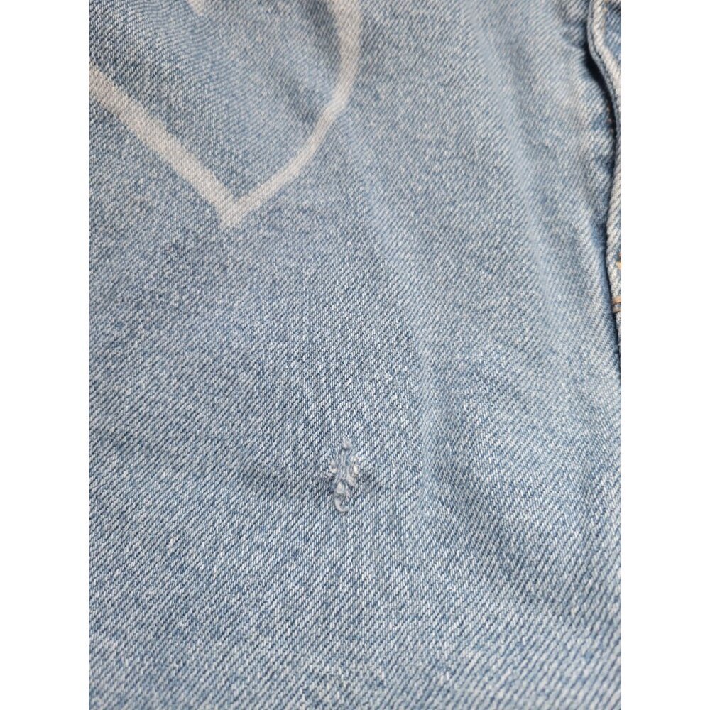 Hollister Ultra High Rise Dad Jean Vintage Stretch Heart Pattern Size 27R Boho - Picture 7 of 9